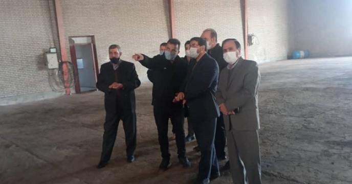 بازدید از پیشرفت کاری واحد تولیدی کود جهاد نصر زنجان 
