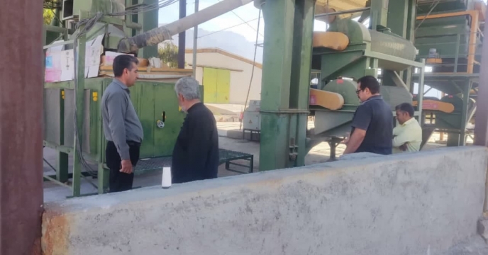 بازدید وضعیت دستگاه بوجاری استان هرمزگان
