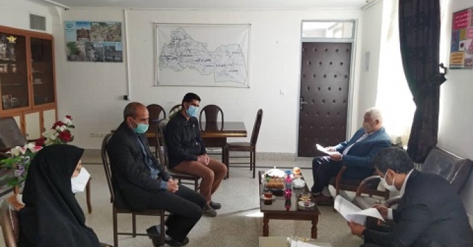 جلسه با مدیر جهاد کشاورزی شهرستان سربیشه