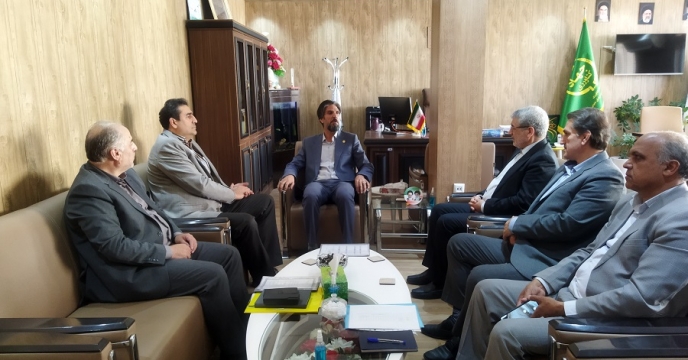 دیدار مهندس ملازاده با رئیس سازمان جهادکشاورزی خراسان جنوبی