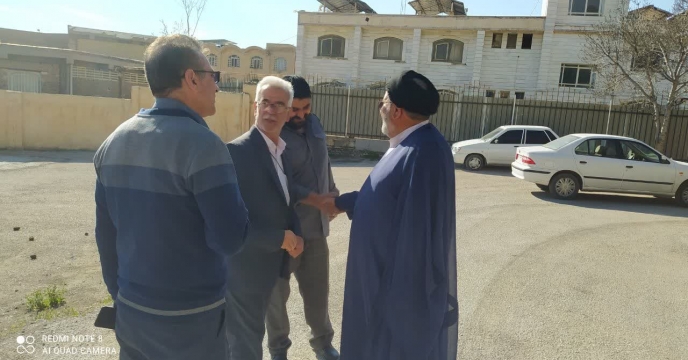 بازدید حجت الاسلام موسوی مسئول حوزه نمایندگی ولی فقیه از انبارهای ذخیره کودهای شرکت خدمات حمایتی کشاورزی لرستان