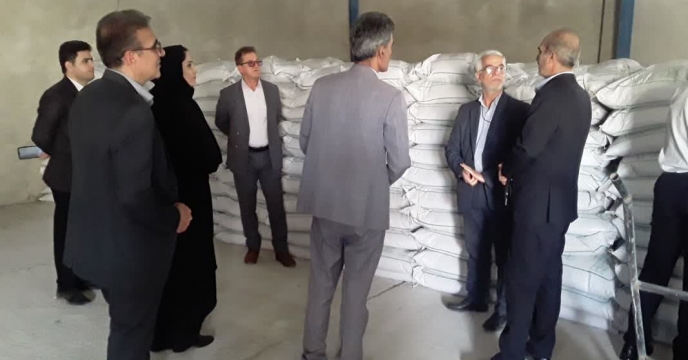 بازدید مشترک  مدیریت زراعت با همراهی مدیر شرکت خدمات حمایتی کشاورزی لرستان از انبارهای سازمانی کودهای یارانه ای