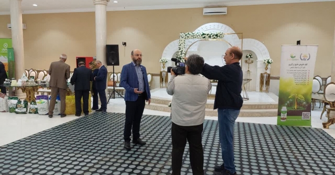 حضور رئيس روابط عمومي شرکت خدمات حمايتي کشاورزي  در همايش آموزشي ترويجي و معرفي محصولات سبد کودي شرکت خدمات حمايتي کشاورزي استان اردبيل