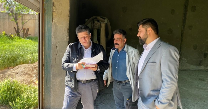 بازدید کارشناس امور ماشین آلات از دستگاه های فرآوری بذر برنج شرکت خدمات حمایتی کشاورزی استان گیلان