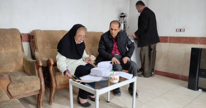 بازدید از انبار کارگزاران شهرستان مهاباد (14 آذر ماه 1400)