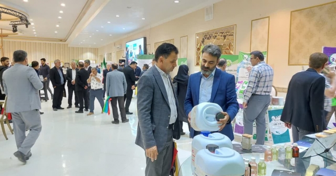 حضور مديرعامل شرکت توزیع کود مغان در همايش آموزشي ترويجي و معرفي محصولات سبد کودي شرکت خدمات حمايتي کشاورزي استان اردبيل