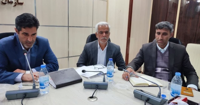 جلسه مدیر شرکت خدمات حمایتی کشاورزی لرستان بافرماندار شهرستان کوهدشت