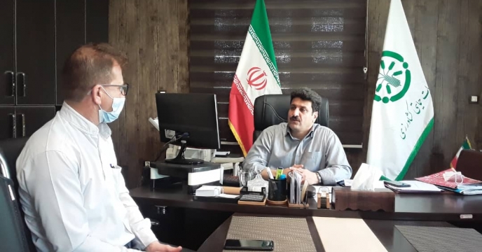 جلسه مشترک  مدیر شرکت خدمات حمایتی کشاورزی لرستان با مسوول بازرگانی وفروش شعبه به منظور تامین کود ازمبادی مختلف کشور