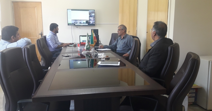 برگزاری  وبینار اموزشی الگوی کشت  در استان اصفهان