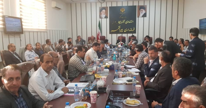 حضور مدیر شرکت خدمات حمایتی کشاورزی استان آذربایجان غربی در جلسه شورای کشاورزی شهرستان پیرانشهر