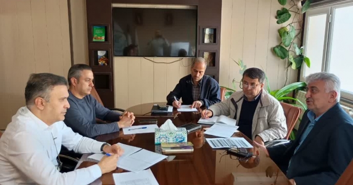 برگزاری جلسه در شرکت خدمات حمایتی کشاورزی استان قزوین  با حضور معاون بهبود تولیدات گیاهی سازمان جهاد کشاورزی استان