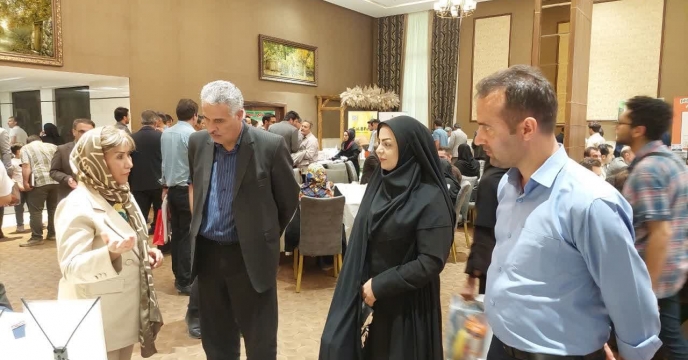  مهندس مرادي رئيس سازمان نظام مهندسي شهرستان اسد آباد استان همدان درهمايش آموزشي ترويجي استان همدان شرکت کرد