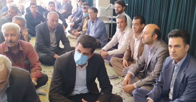 حضور مدیر و کارکنان شرکت خدمات حمایتی کشاورزی در مراسم جهاد تبیین وبصیرت انقلاب 