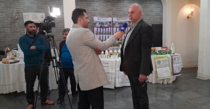 مصاحبه صدا و سیما با کارگزاران در همایش بازاریابی کود استان البرز