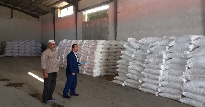 بازدید از کارکزاری کود شرکت تعاونی  ملانفس شهرستان بندر ترکمن