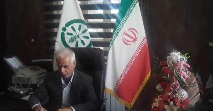 جلسه مدیر شرکت خدمات حمایتی کشاورزی لرستان باکارگزاران توزیع کودهای شیمیایی شهرستان کوهدشت 