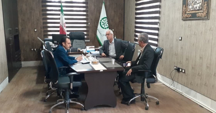 جلسه حمل وتوزیع  کود کشاورزی مدیر شرکت خدمات حمایتی کشاورزی لرستان با مدیر جهاد کشاورزی شهرستان خرم آباد