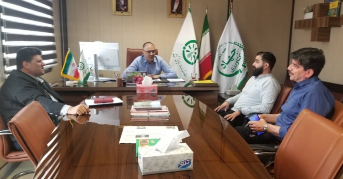 نشست صمیمی کارشناس معین شرکت خدمات حمایتی کشاورزی استان قزوین با مدیر  و کارشناسان فنی استان 