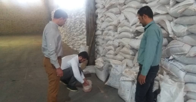 نمونه برداری از کلرور پتاسیم گرانوله در آذربایجان غربی