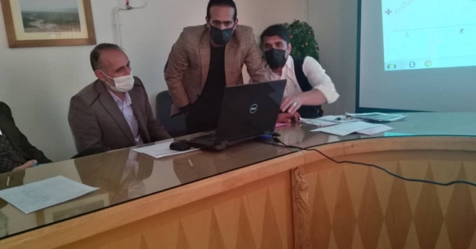 جلسه کارگروه رصد ویایش شرکت خدمات حمایتی کشاورزی لرستان با مدیر زراعت جهاد کشاورزی لرستان