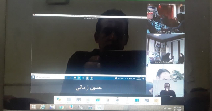 جلسه وبیناری حمل ونقل در محل سالن جلسات شرکت خدمات حمایتی کشاورزی لرستان