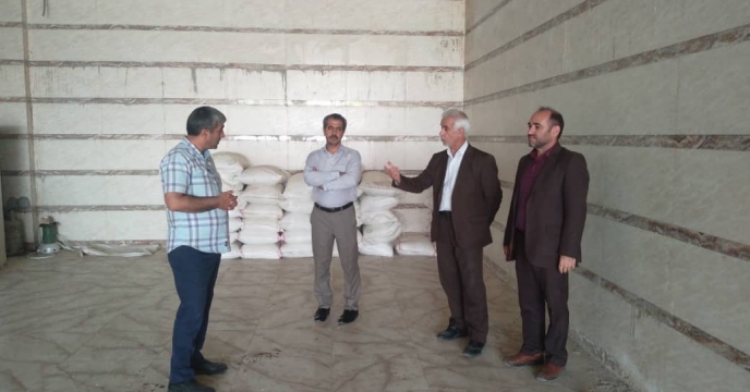 بازدید مدیر شرکت خدمات حمایتی کشاورزی لرستان باهمراهی  مسوولین پایش وحراست شعبه  از انبار ذخیره ی نهاده های کشاورزی کارگزاران شهرستان الشتر 