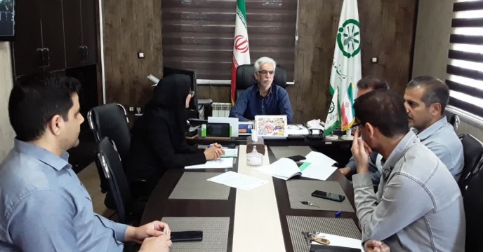 جلسه کمیسیون معاملات باحضورمدیر شرکت خدمات حمایتی کشاورزی لرستان
