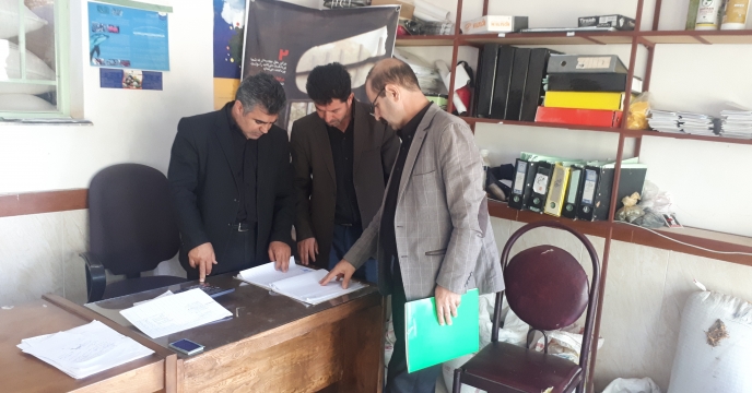 بازدید از انبار کارگزاری استان اردبیل