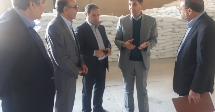 بازدید معاون بازرگانی شرکت خدمات حمایتی کشاورزی ازانبارهای استان کرمان