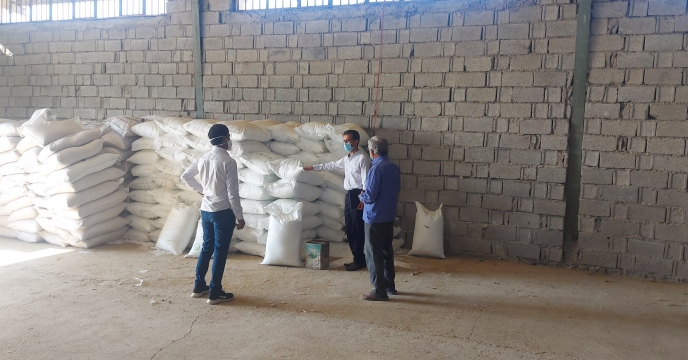 بازدید گروه پایش از تعاونی تولید رود حله جنوبی روستای کره بند شهرستان بوشهر