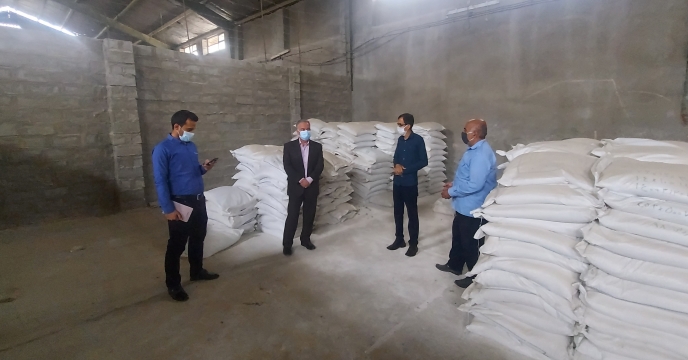 بازدید مدیر شرکت خدمات حمایتی کشاورزی استان بوشهر از انبار سازمانی کود برازجان