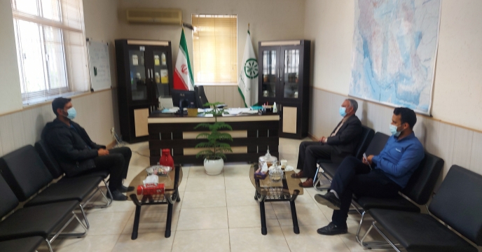 دیدار و نشست مدیر عامل تعاونی روستایی (روستای) طلحه با مدیر شرکت خدمات حمایتی کشاورزی استان بوشهر