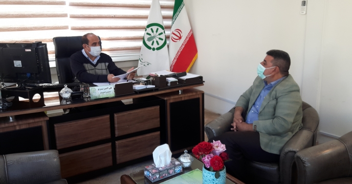 جلسه و نشست صمیمی مدیر استان با مدیرعامل اتحادیه تعاون روستایی استان البرز  