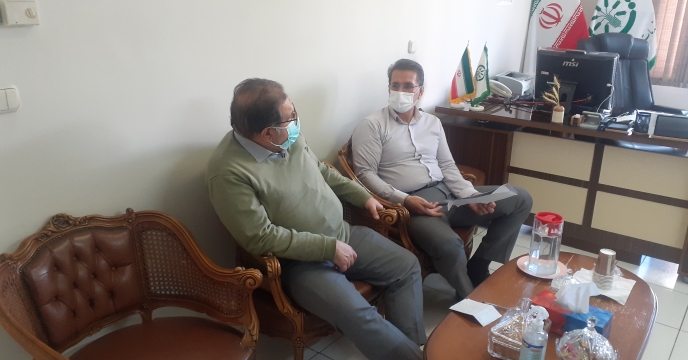 جلسه مدیر مرکز تحقیقات کاربردی نهاده های کشاورزی با مدیر ماشین آلات و ادوات کشاورزی کشاورزی 
