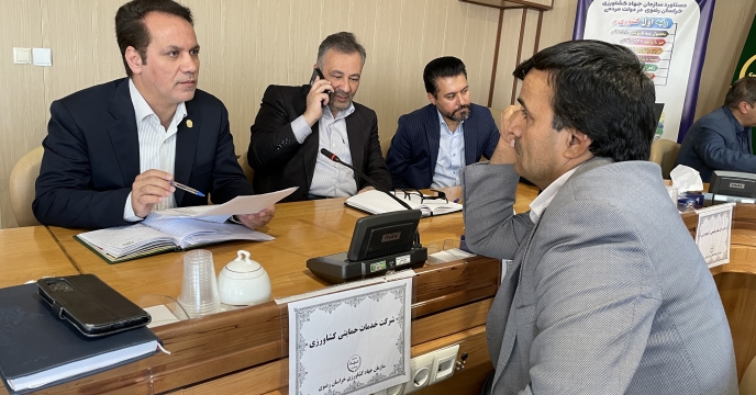 حضور مدیریت استان در میز ارتباطات مردمی جهاد کشاورزی خراسان رضوی 