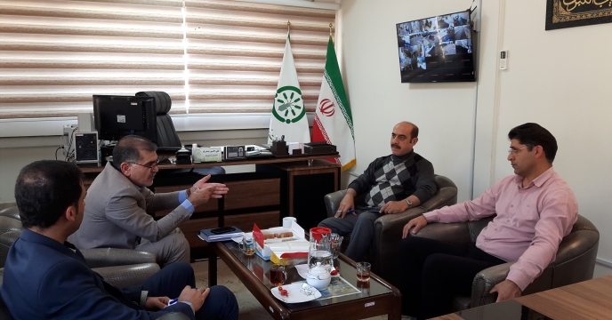 دیدار و نشست صمیمی رئیس بانک کشاورزی با مدیر استان