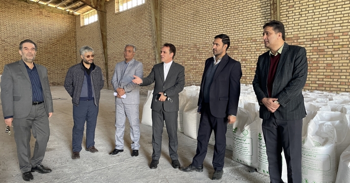 بازدید از انبار امانی شرکت در شهرستان تربت جام