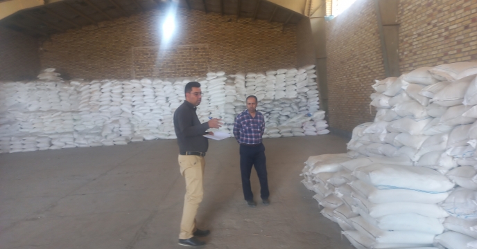 بازدید از انبار کارگزاری شهرستان والیجرد استان قم