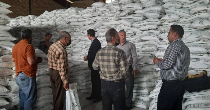 بازدید و نظارت مدیریت شرکت خدمات حمایتی کشاورزی فارس بر نمونه گیری کودهای داخلی