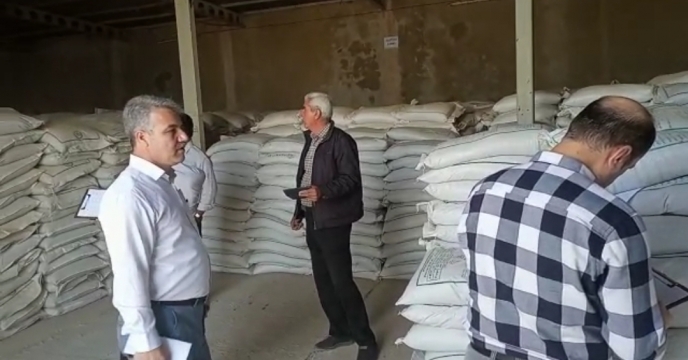 عملیات انبارگردانی شرکت خدمات حمایتی کشاورزی استان بوشهر