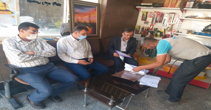 بازدید از انبار کارگزاران شهرستان ارومیه