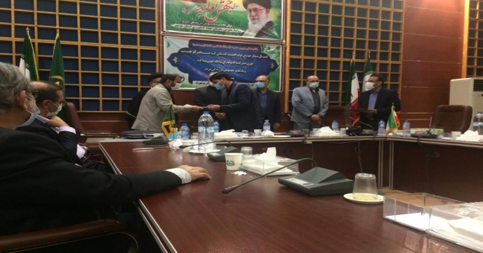 برگزارى جلسه تكريم ومعارفه مدير حراست سازمان جهادكشاورزى استان بوشهر