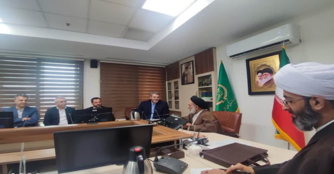 دیدار نوروزی رئیس سازمان جهاد کشاورزی استان تهران و جمعی از مدیران بخش کشاورزی استان تهران با حجت الاسلام ربانی نماینده ولی فقیه در وزارت جهاد کشاورزی