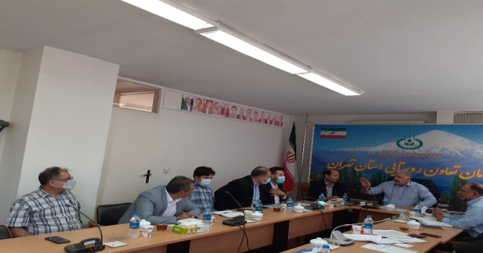 جلسه مدیر شرکت خدمات حمایتی کشاورزی تهران با مدیر تعاونی روستایی استان