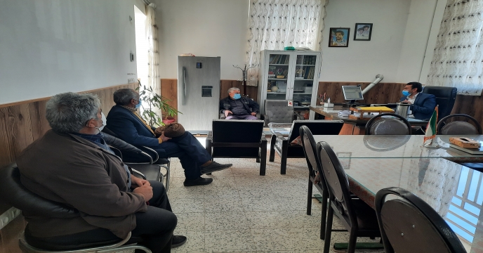 جلسه با مدیریت جهاد کشاورزی شهرستان مروست
