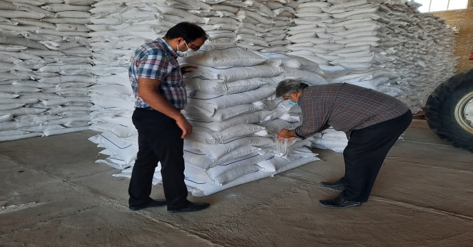 نمونه برداری از کود کلرور پتاسیم