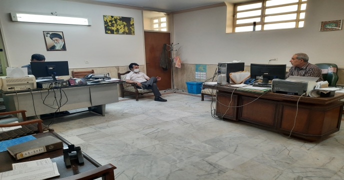بازدید بازرسین از بخش بازرگانی شرکت خدمات حمایتی کشاورزی استان یزد