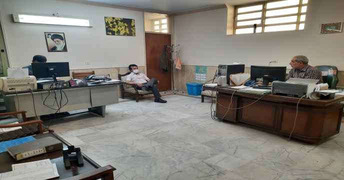 بازدید بازرسین از بخش بازرگانی شرکت خدمات حمایتی کشاورزی استان یزد