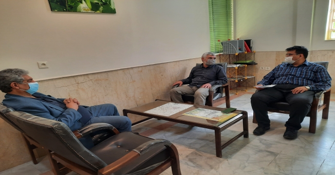نشست مدیر و معاون شرکت خدمات حمایتی کشاورزی استان یزد با مدیر حسابرسی و بازرسی