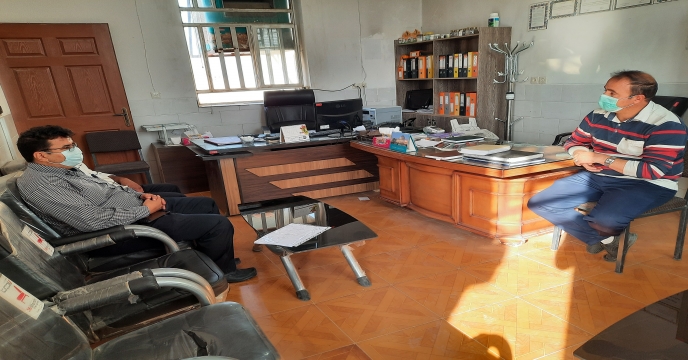 بازدید معاونت شرکت خدمات حمایتی کشاورزی استان یزد از کارگزاری غدیر بهادران